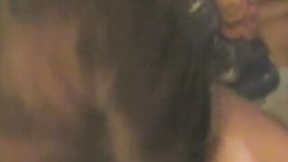 Amateur babe sucks dick