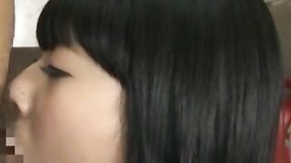 Sexy girl gives superb blowjob