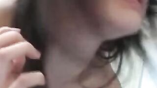 Pink pussy fucked and jizzed