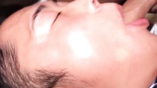 Bound Kosuke begs for cum as Asian Hiroya edges him with kinky toys