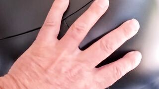 Gorgeous Belle Ohara sits on my cock and bounces on top of it