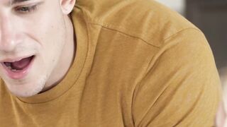 He accepts his punishment and eats stepmom Brianna Coppages pussy