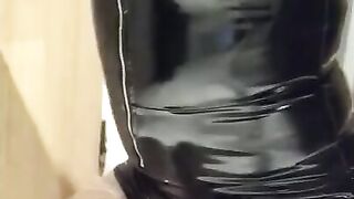 Black PVC, Nylons & Plastic Wrap - Gay BDSM Fun 2