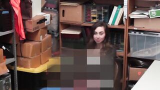 Lexi Lovell gets double teamed by two LP officers