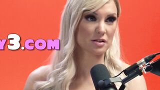 Big tits blonde MILF pornstar Kenzie Taylor hot masturbation and interview