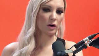 Big tits blonde MILF pornstar Kenzie Taylor hot masturbation and interview