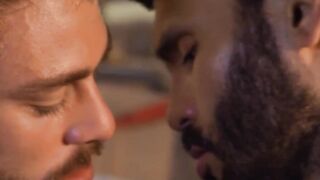 Elegant hunk Jean Franko anal hammering Max Adonis as if its his last