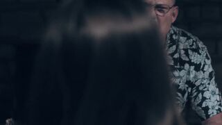 Hairy innocent teen catfished and fucked by horny mature teacher