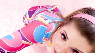 PAWG real life doll sucks and fucks and shows big tits