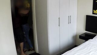 Big ass Angolan maid enjoys deep throat and black girl enjoyed sloppy oral