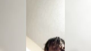 Horny brunette gets fingered and takes hard BBC pounding