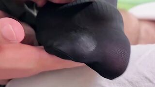 Dan Edwards foot worships Bradley King and massages his sweaty feet