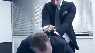Malek Tobias tight asshole detains detective Damon Hearts long shaft
