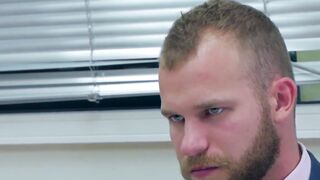 Malek Tobias tight asshole detains detective Damon Hearts long shaft