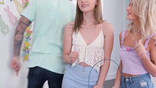 Emma Rosie and Maria Kazi goes easter egg hunting and found my balls and cock