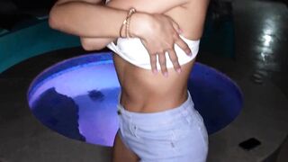 I cant believe i fucked my big juicy tits stepsis