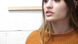 Brunette Sera Ryder sucks stepdad and officers big cocks