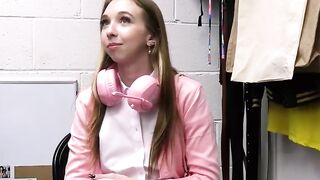 Perky brat gets fucked again for pilfering
