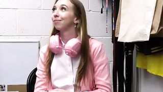 Perky brat gets fucked again for pilfering