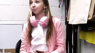 Perky brat gets fucked again for pilfering