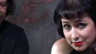 Hot slave delights with oral sex