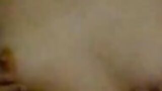 Shaved pussy is caressed