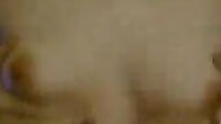 Shaved pussy is caressed