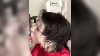 Hot Russian slut suck cock and takes deep anal pounding
