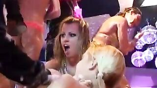 Salacious and rowdy group sex