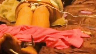 Big breasted Silvia tied up, toyed and tickled