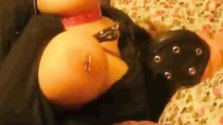 Big breasted Silvia tied up, toyed and tickled