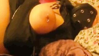 Big breasted Silvia tied up, toyed and tickled