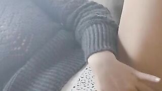 Cock loving teen toys her twat
