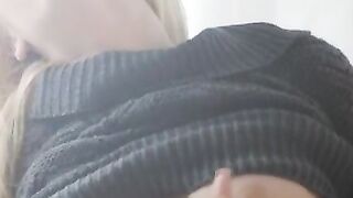 Cock loving teen toys her twat