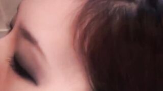 Makota Kurosaki swallows cock till it erupts down her throat