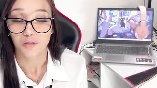 Submissive female Aluna asks her professor for an A in messy XXX!