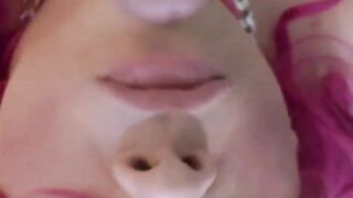 Slutty Crossdresser Sucks Small Cock 2
