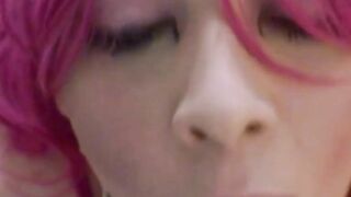 Slutty Crossdresser Sucks Small Cock 2