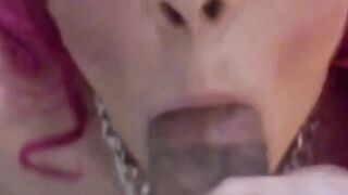 Slutty Crossdresser Sucks Small Cock 2