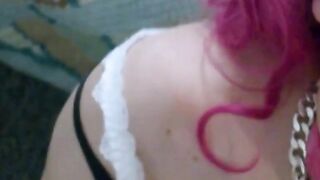 Slutty Crossdresser Sucks Small Cock 2