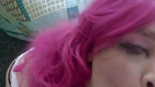 Slutty Crossdresser Sucks Small Cock 2