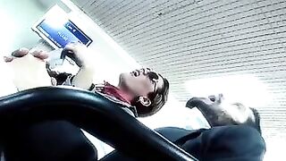 Licking pussy of an Asian gal