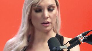 Beautiful big tits blonde MILF pornstar Kenzie Taylor satisfied herself