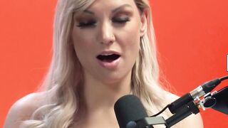 Beautiful big tits blonde MILF pornstar Kenzie Taylor satisfied herself