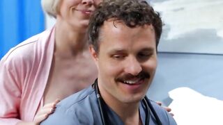Caught horny nurses having sex in my room