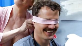 Caught horny nurses having sex in my room