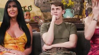Enjoy this threesome anal sex with TS and soldier