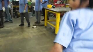 Our boss caught us having anal sex in the work