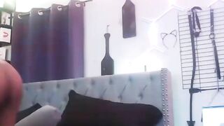 Ebony slut get load of cum on ass after hard BBC pounding