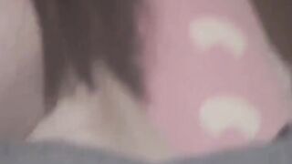 Hairy pussy Japanese babe is filmed by a kinky voyeur